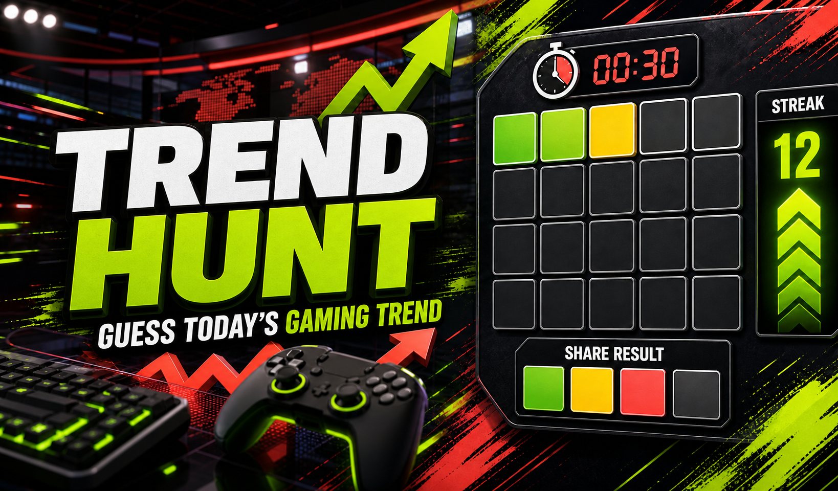 QuickRiddle Trend Hunt gaming trend puzzle board